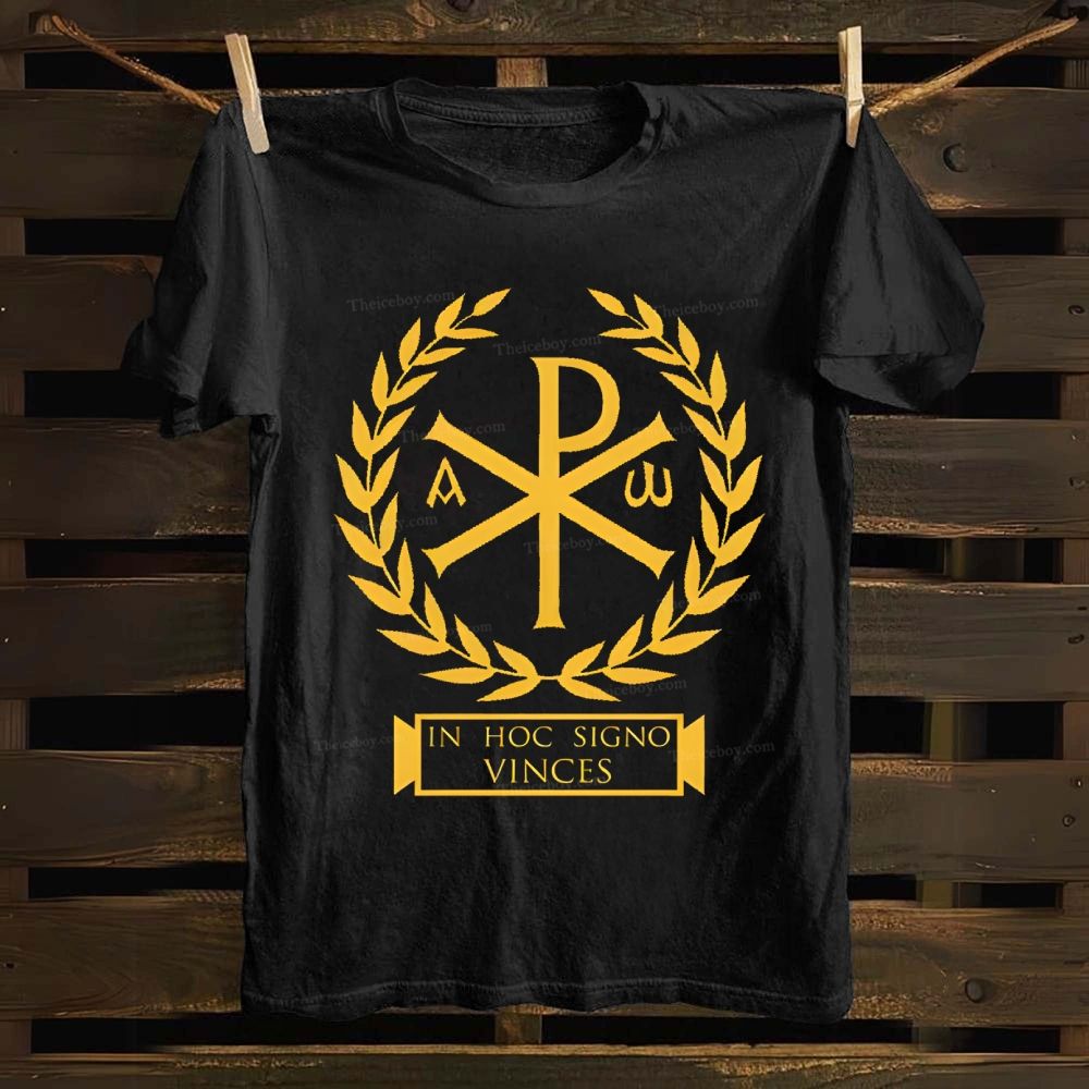 Chi Rho Christian Symbols Cotton T-shirt