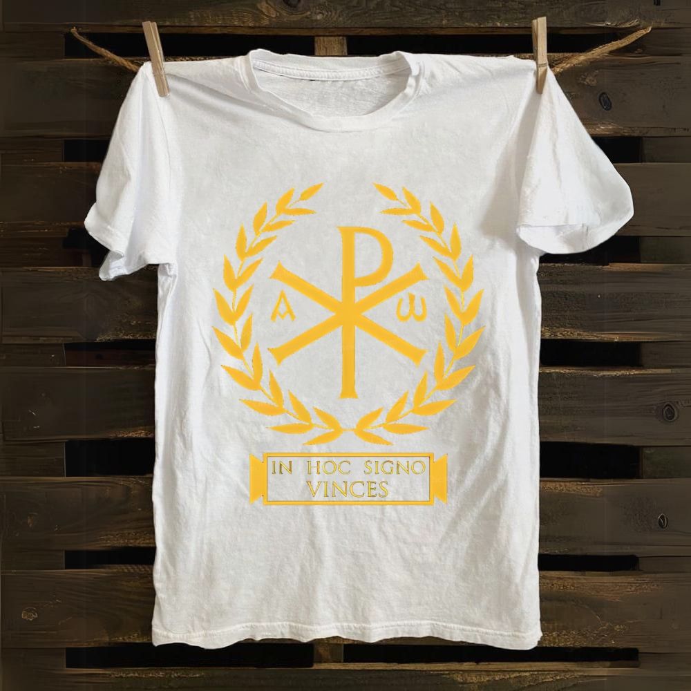 Chi Rho Christian Symbols Cotton T-shirt