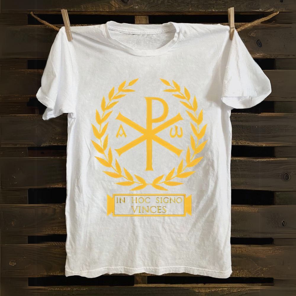 Chi Rho Christian Symbols Cotton T-shirt