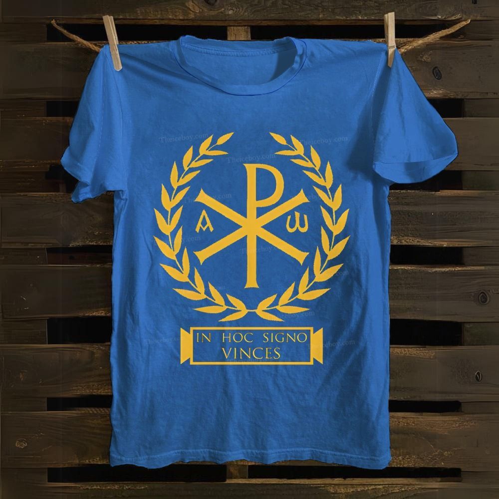 Chi Rho Christian Symbols Cotton T-shirt