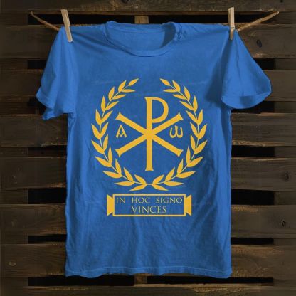 Chi Rho Christian Symbols Cotton T-shirt