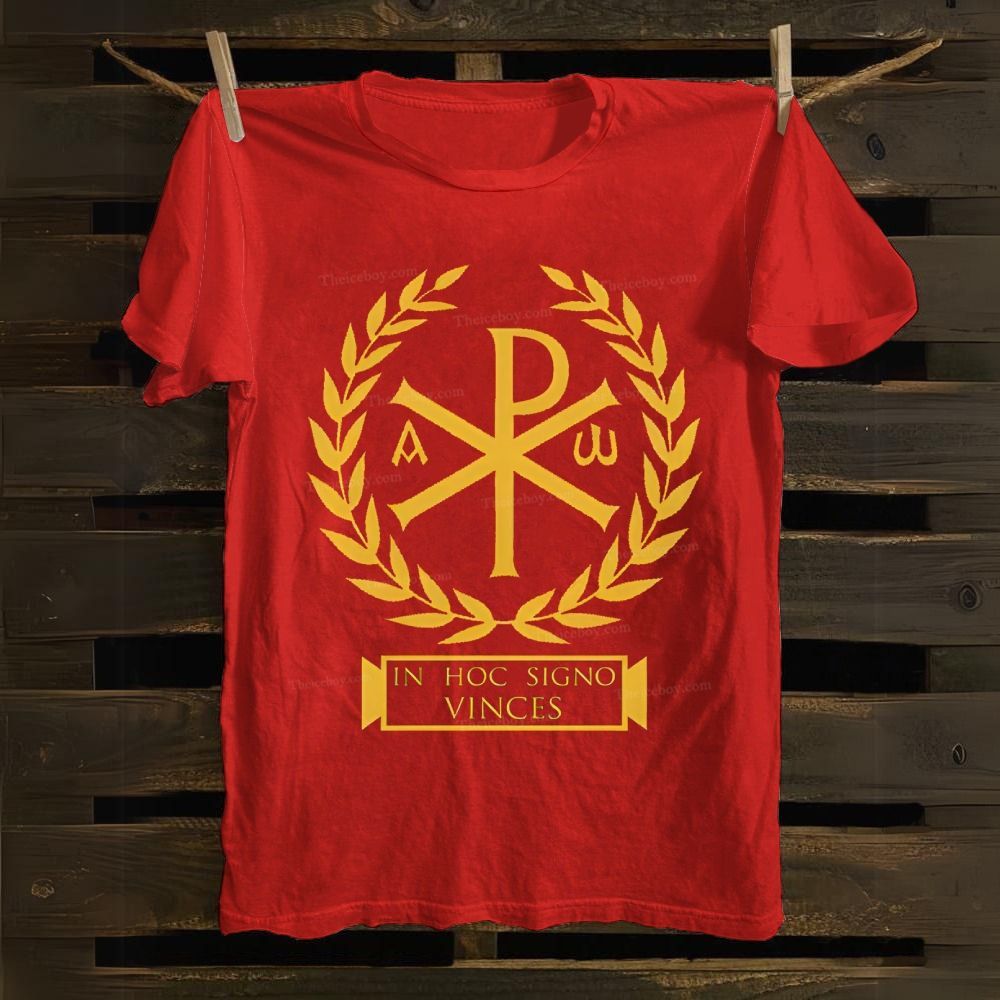 Chi Rho Christian Symbols Cotton T-shirt