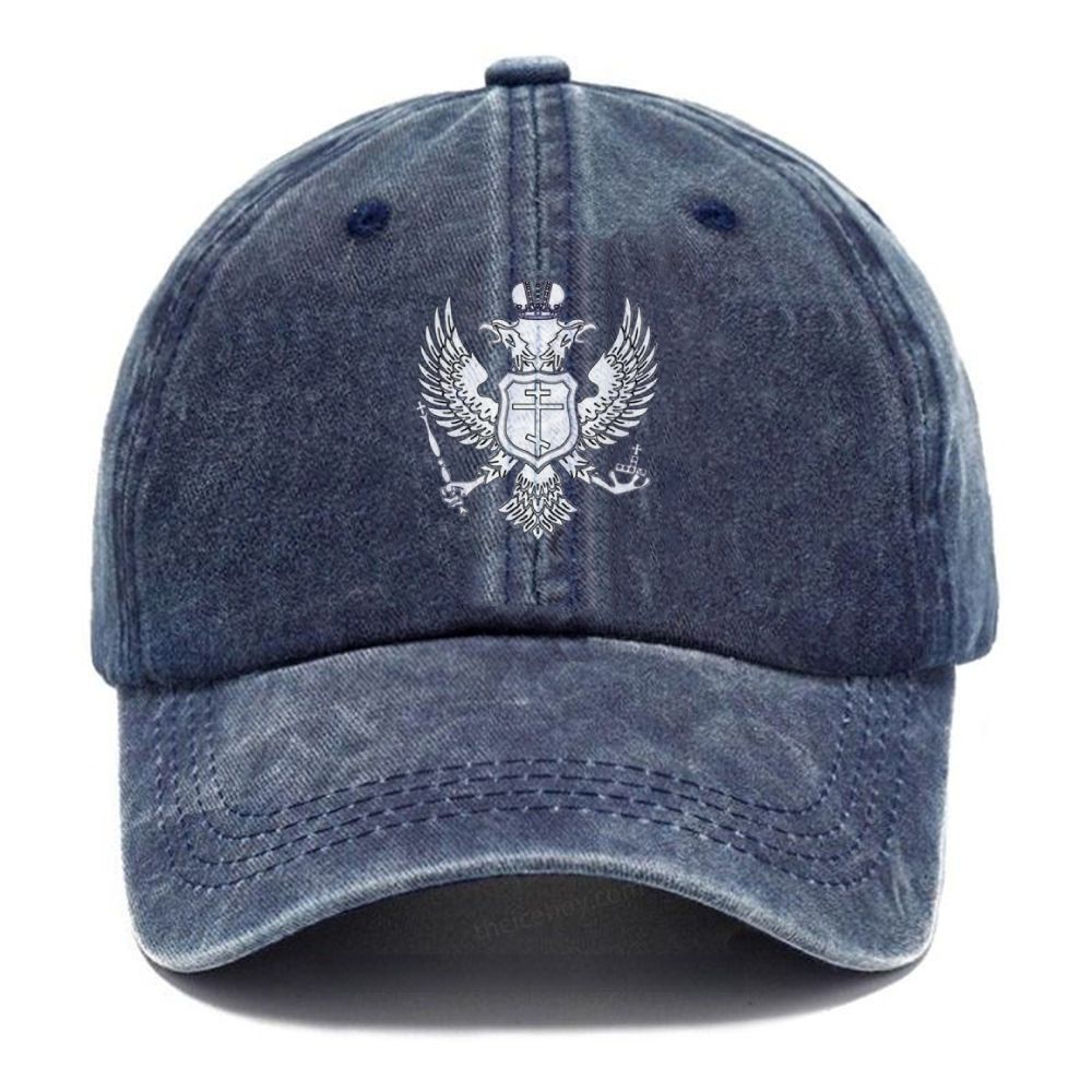 Orthodox Cross Unisex Vintage Casual Washed Cap
