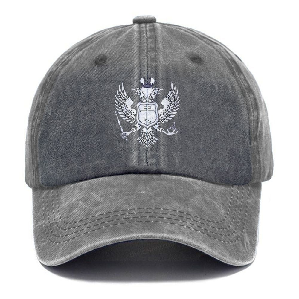 Orthodox Cross Unisex Vintage Casual Washed Cap