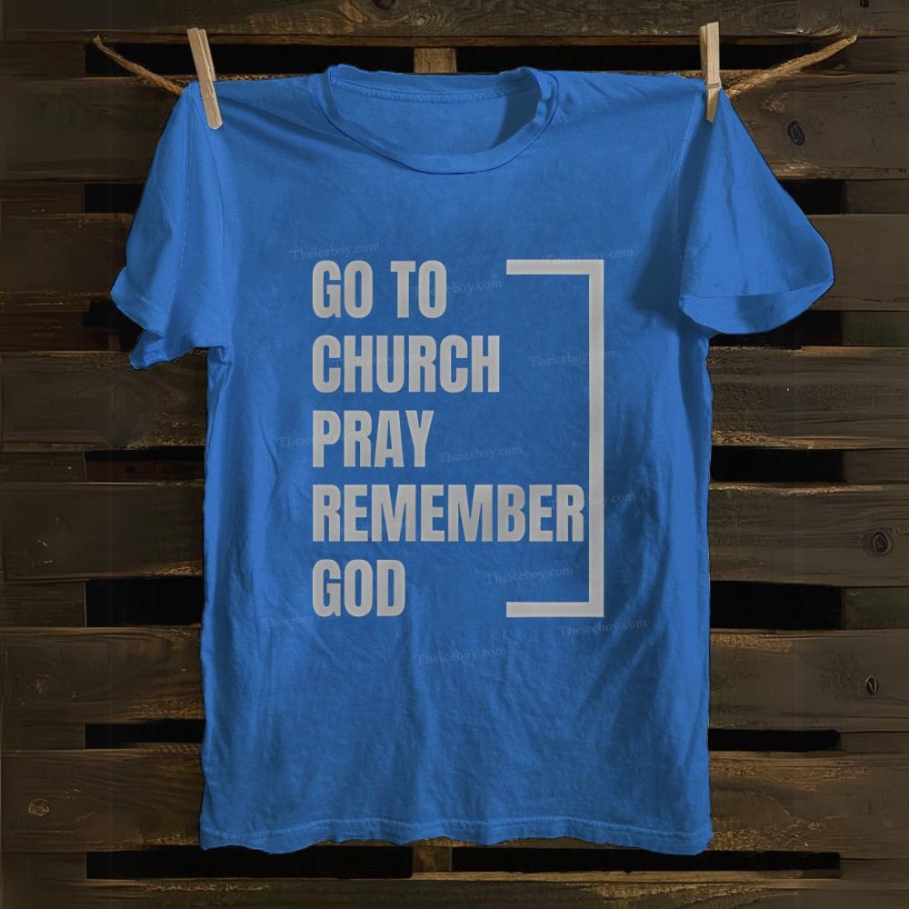 Go to Church Cotton T-shirt