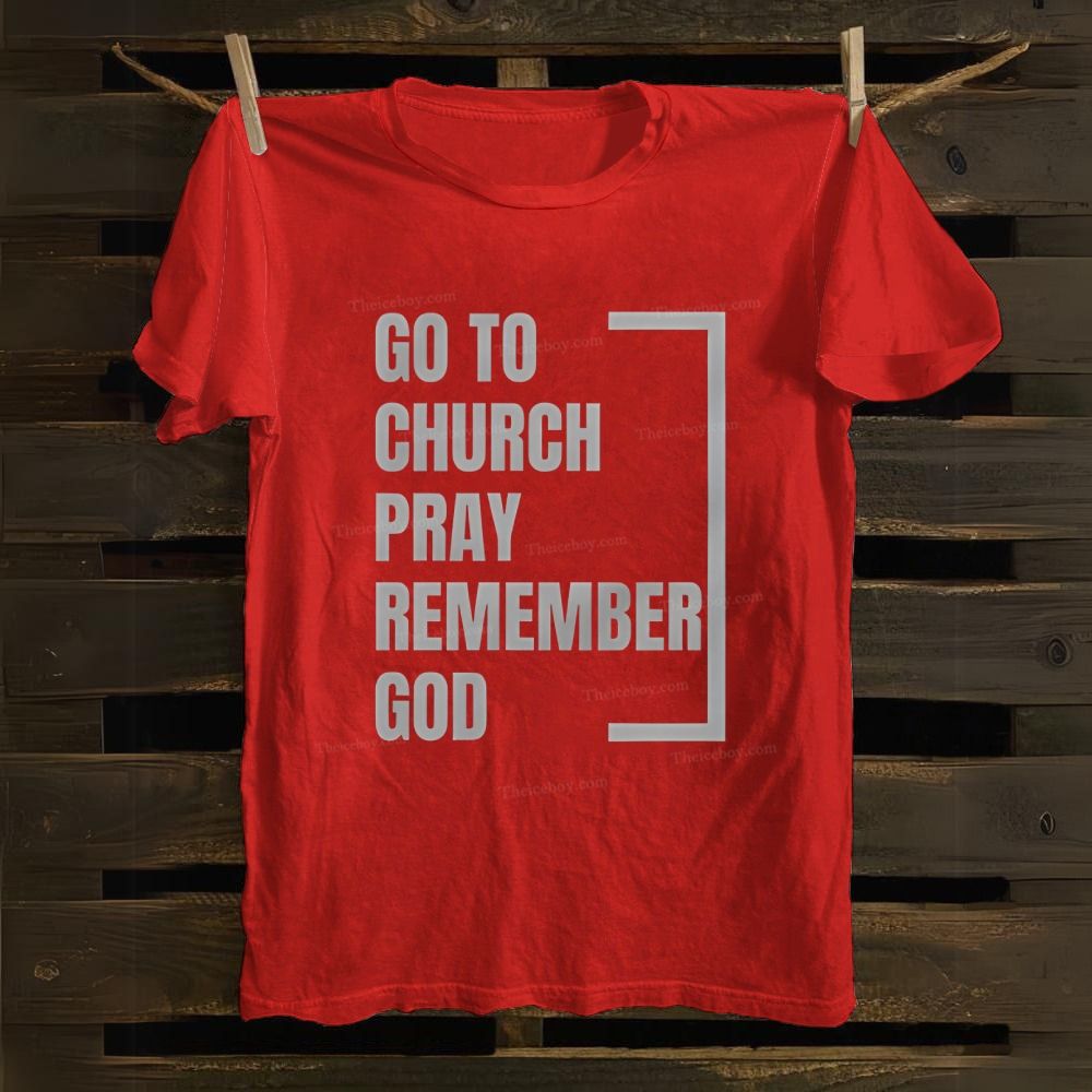 Go to Church Cotton T-shirt