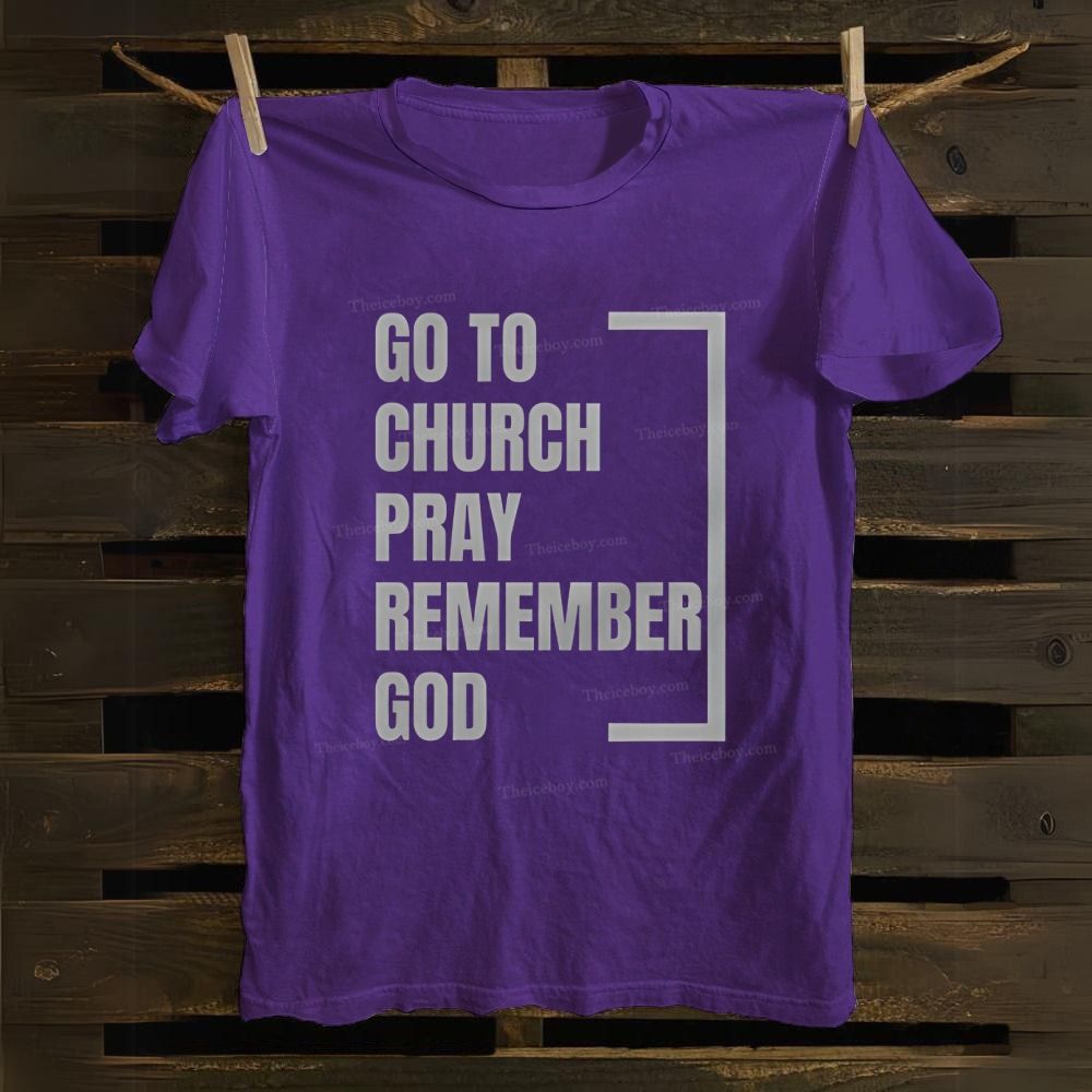 Go to Church Cotton T-shirt