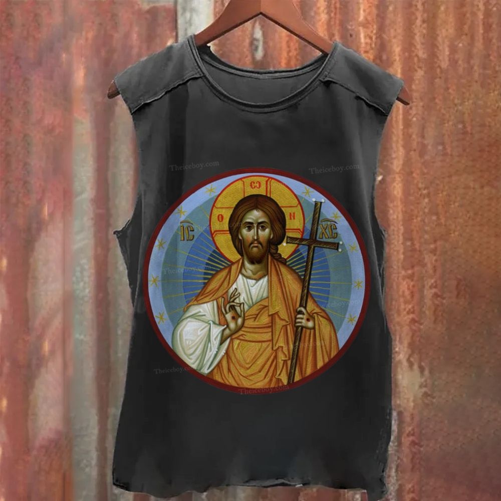 Jesus Christ Washed Tank Top