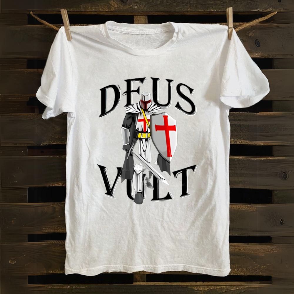 Deus Vult Cotton T-shirt