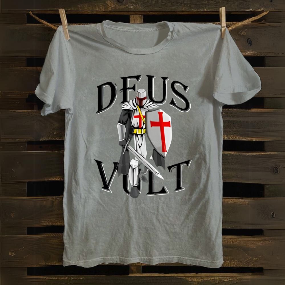 Deus Vult Cotton T-shirt