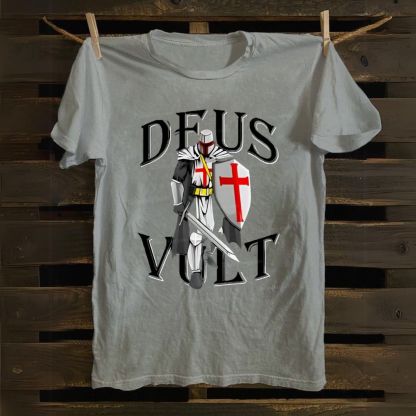 Deus Vult Cotton T-shirt