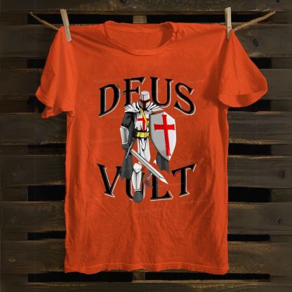 Deus Vult Cotton T-shirt