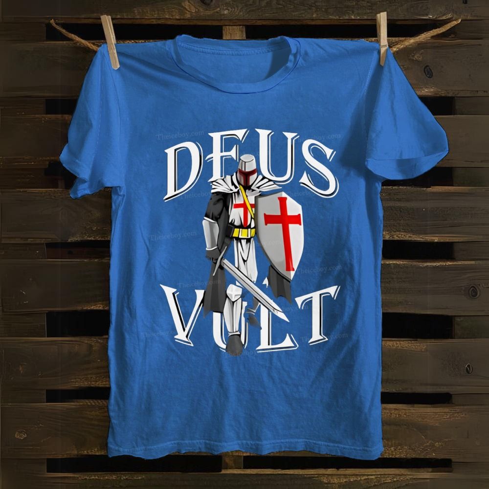 Deus Vult Cotton T-shirt