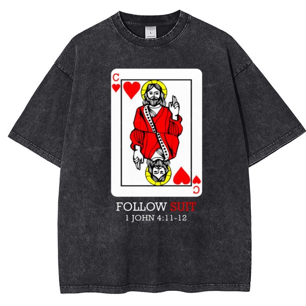 Follow Suit Christian Snowflake Vintage Cotton T-Shirt