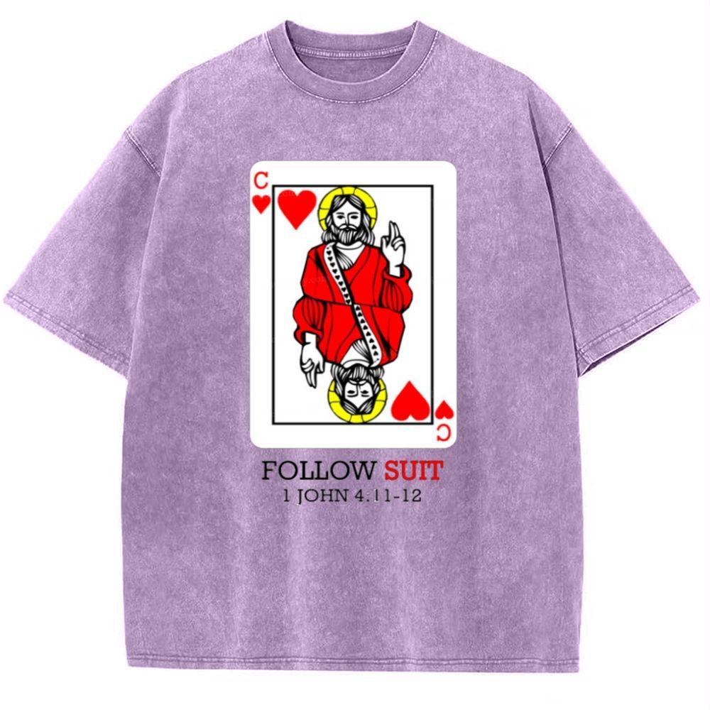 Follow Suit Christian Snowflake Vintage Cotton T-Shirt