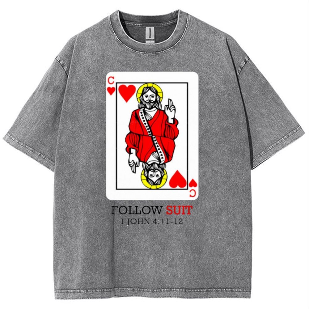 Follow Suit Christian Snowflake Vintage Cotton T-Shirt