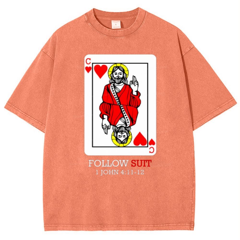 Follow Suit Christian Snowflake Vintage Cotton T-Shirt