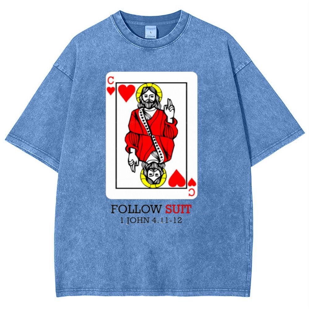 Follow Suit Christian Snowflake Vintage Cotton T-Shirt