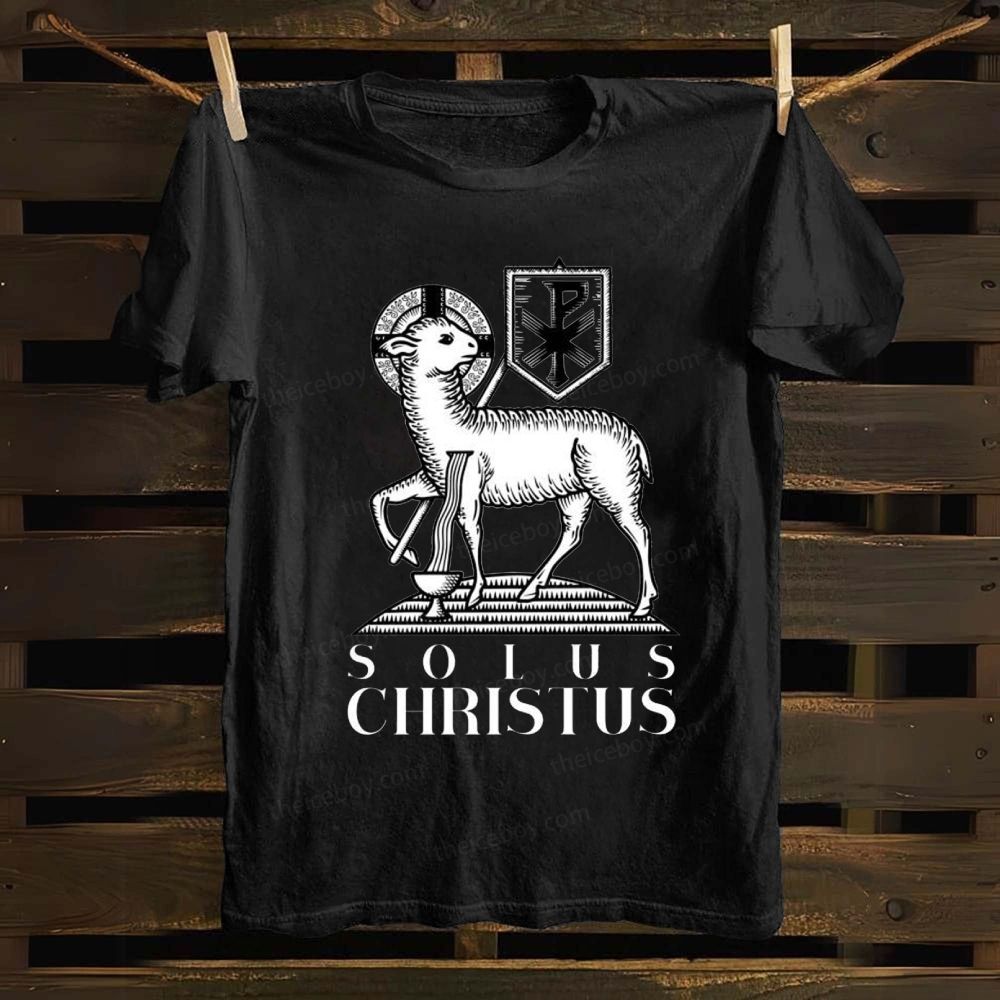 Solus Christus cotton T-shirt