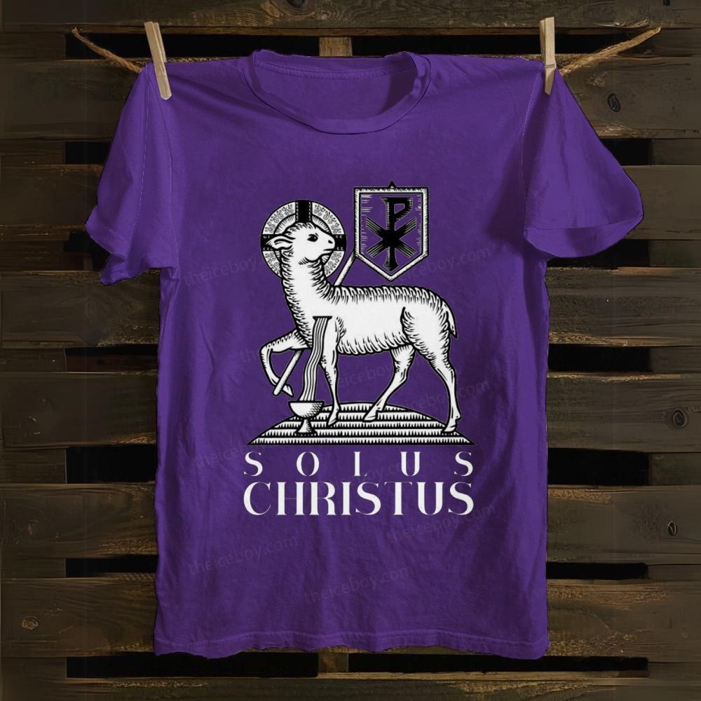 Solus Christus cotton T-shirt