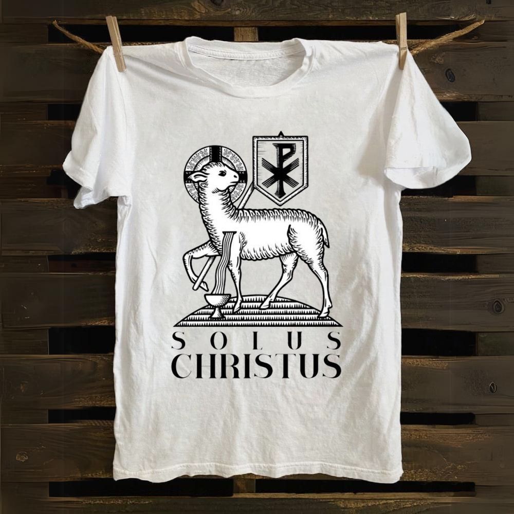 Solus Christus cotton T-shirt