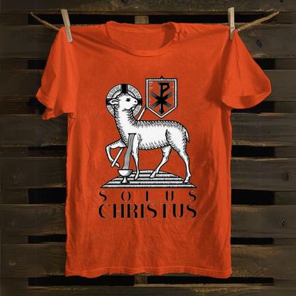 Solus Christus cotton T-shirt