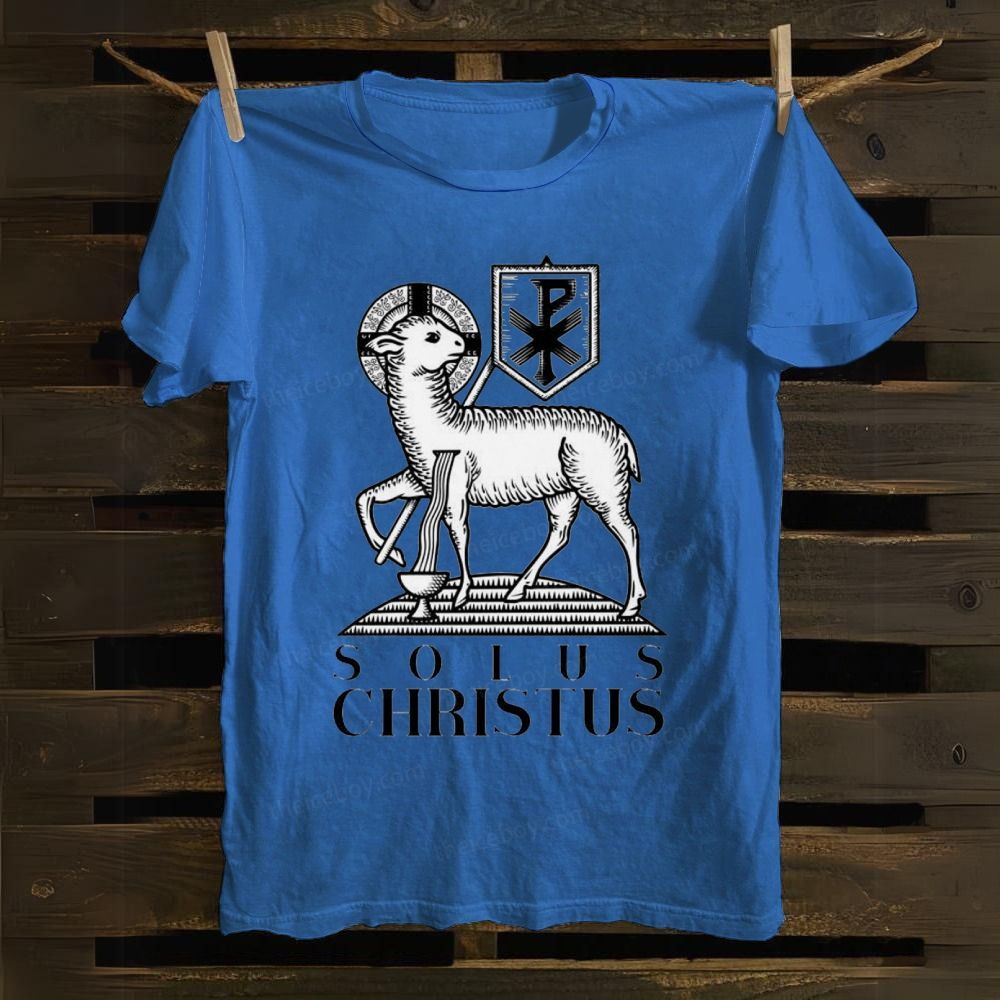 Solus Christus cotton T-shirt