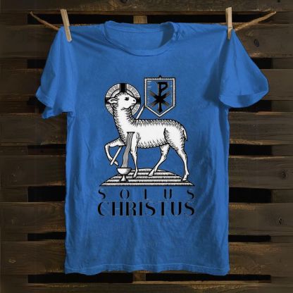 Solus Christus cotton T-shirt