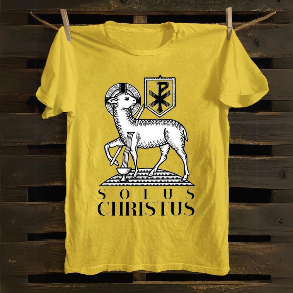 Solus Christus cotton T-shirt