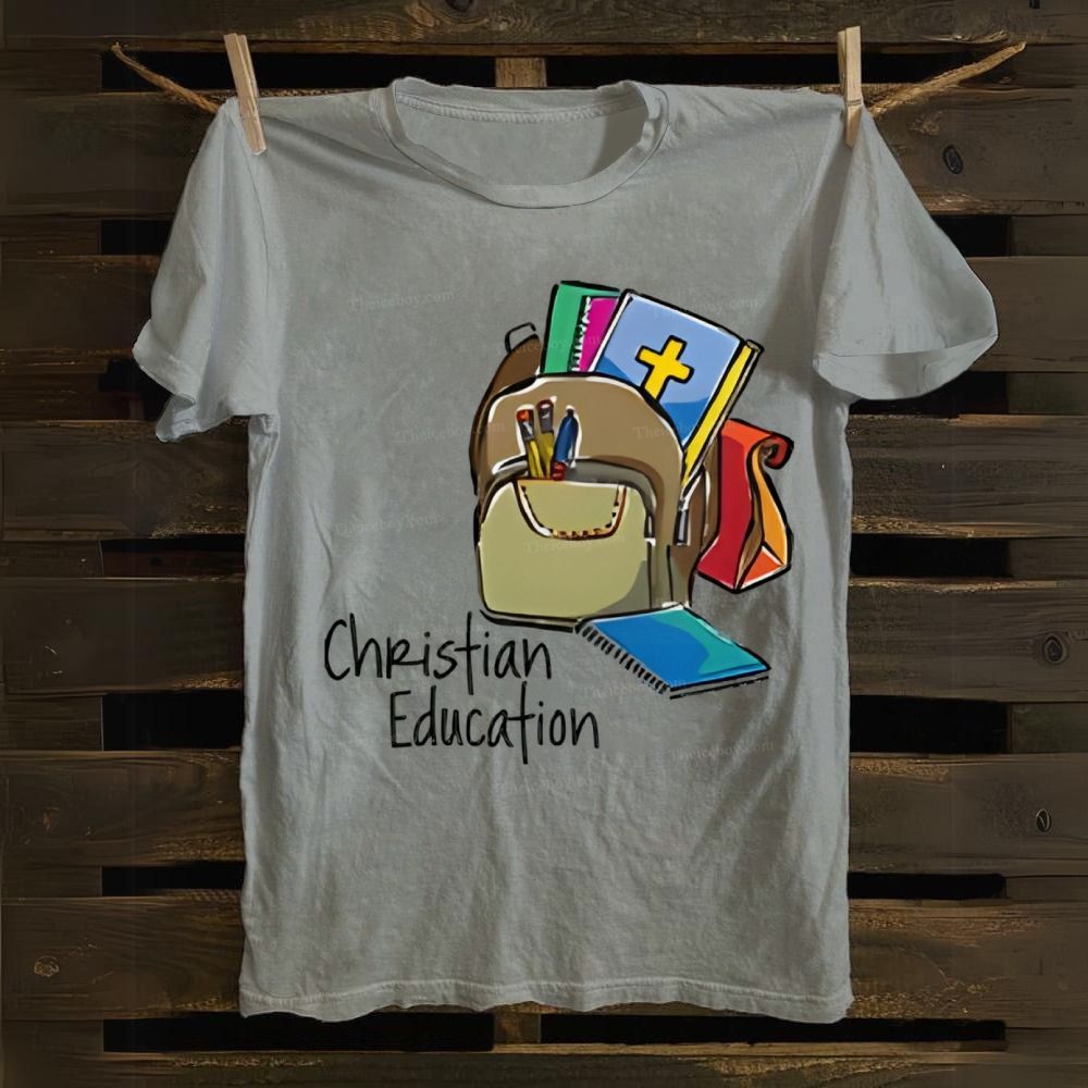Christian Education Cotton T-shirt