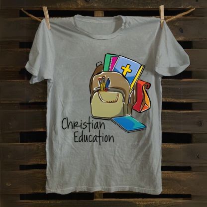 Christian Education Cotton T-shirt