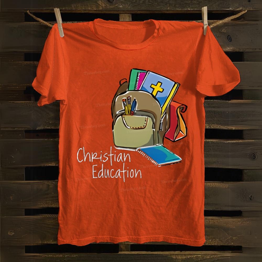 Christian Education Cotton T-shirt