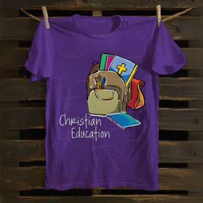 Christian Education Cotton T-shirt