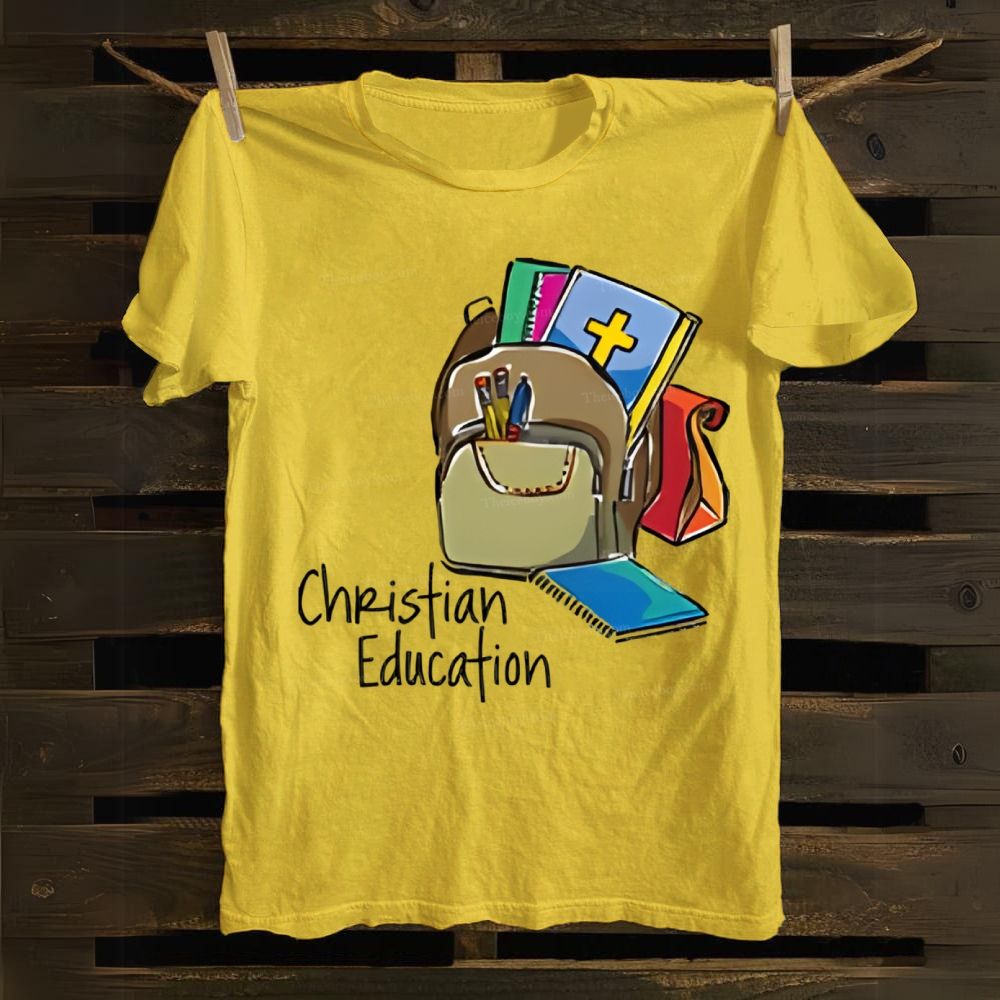 Christian Education Cotton T-shirt