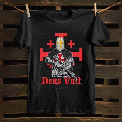 Deus Vult Tactical Crusader Cotton T-shirt