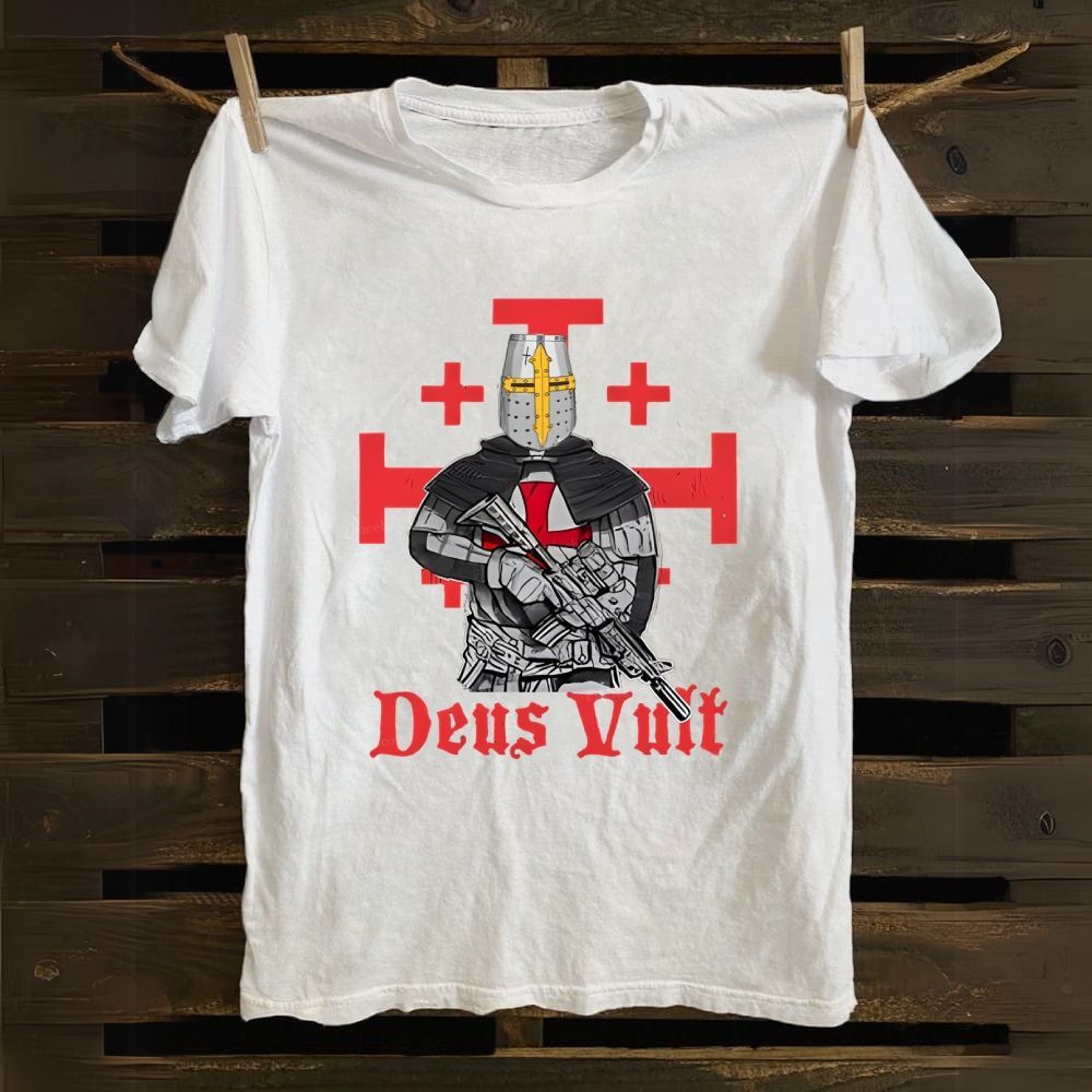 Deus Vult Tactical Crusader Cotton T-shirt