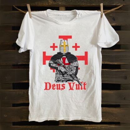 Deus Vult Tactical Crusader Cotton T-shirt