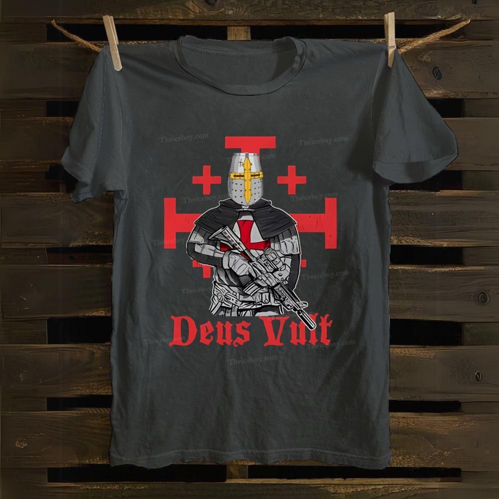 Deus Vult Tactical Crusader Cotton T-shirt