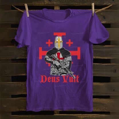 Deus Vult Tactical Crusader Cotton T-shirt