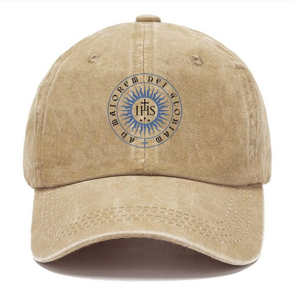 IHS Unisex Vintage Casual Washed Cap