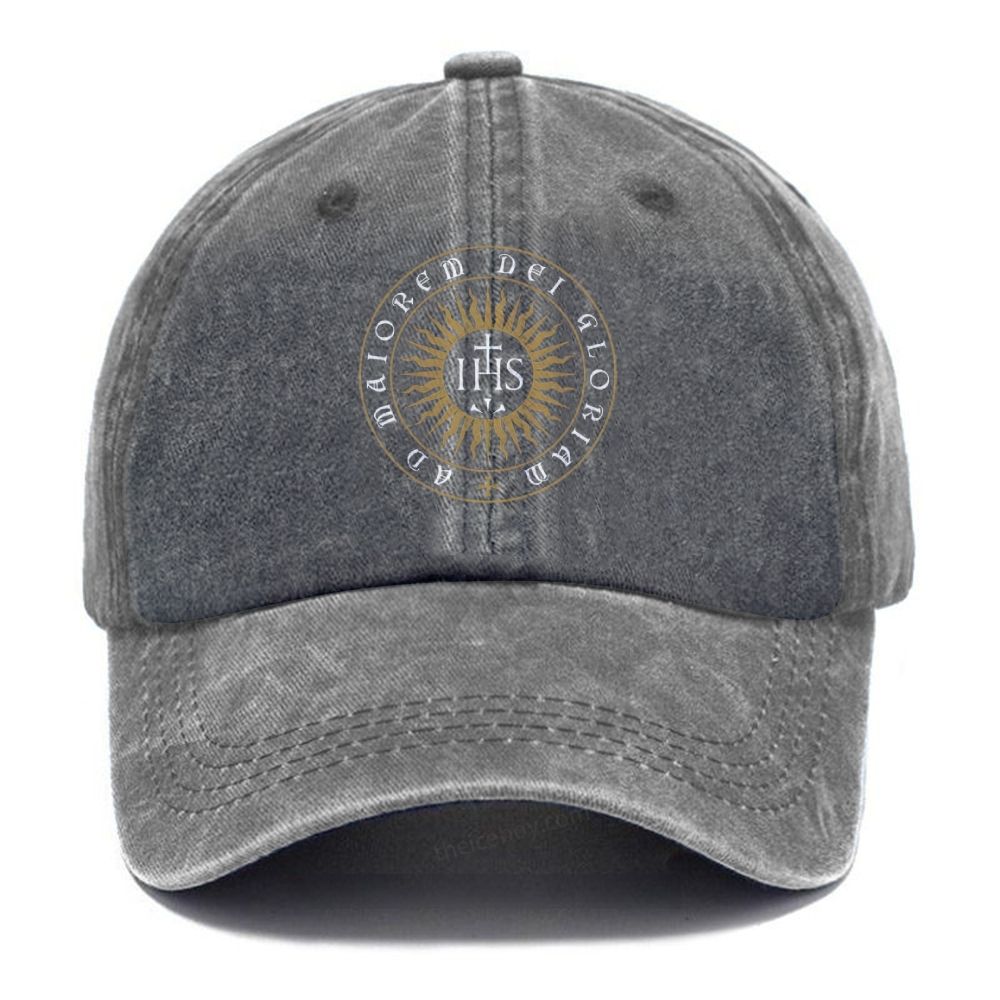 IHS Unisex Vintage Casual Washed Cap