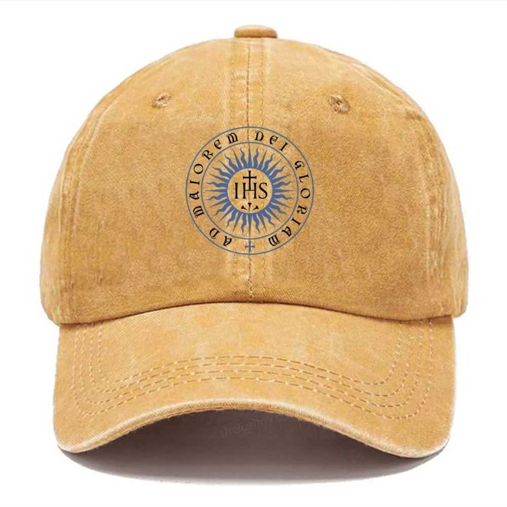 IHS Unisex Vintage Casual Washed Cap