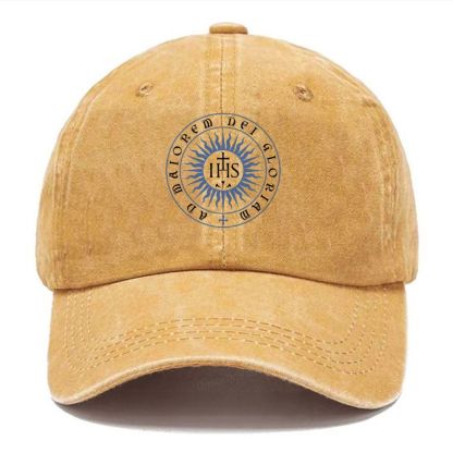 IHS Unisex Vintage Casual Washed Cap