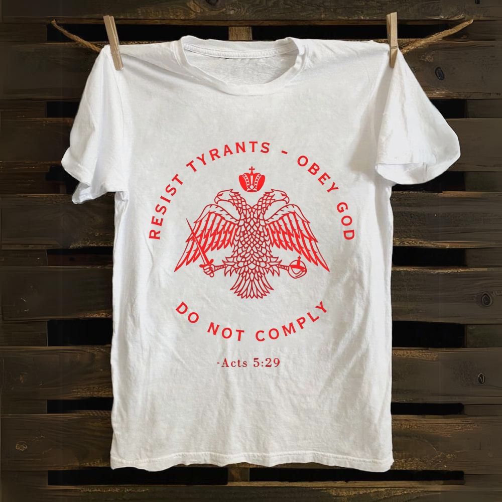Eastern Orthodox Christian Eagle Cotton T-shirt 