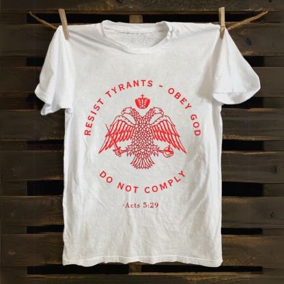 Eastern Orthodox Christian Eagle Cotton T-shirt 