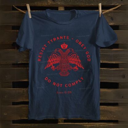 Eastern Orthodox Christian Eagle Cotton T-shirt 