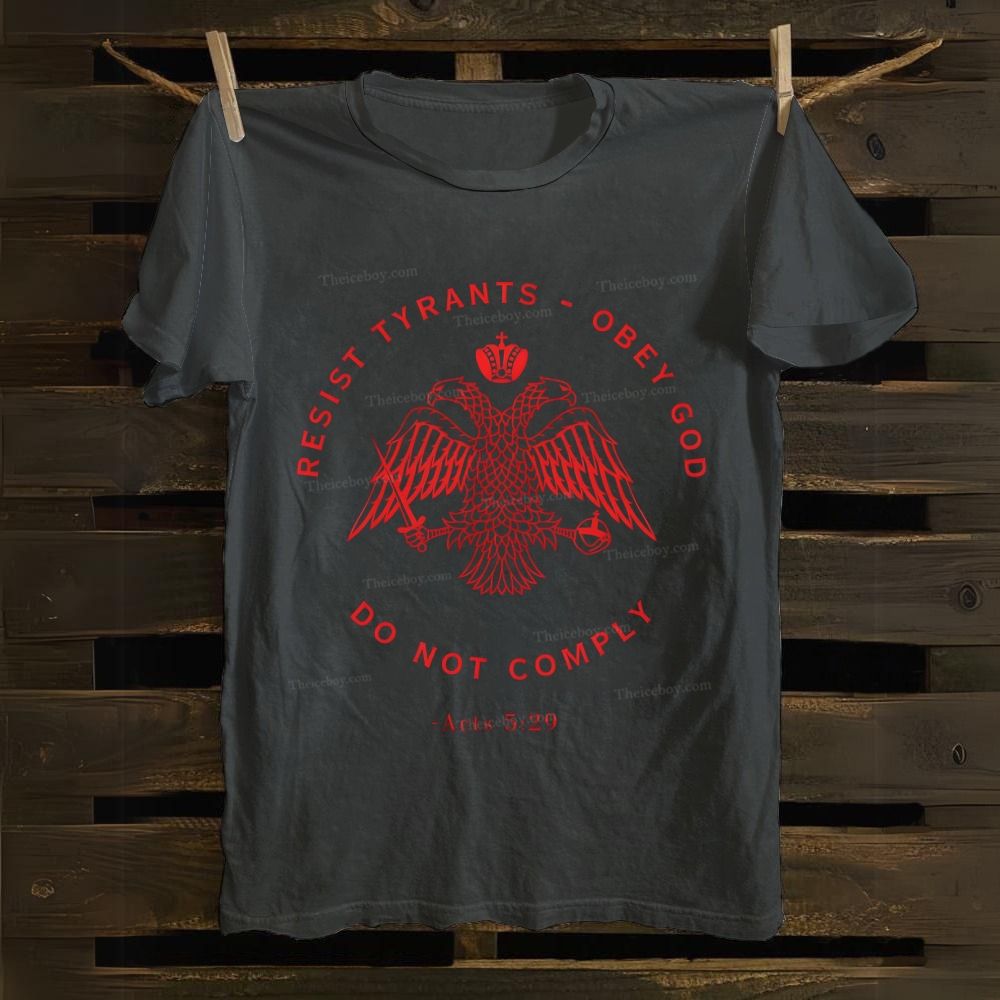 Eastern Orthodox Christian Eagle Cotton T-shirt 