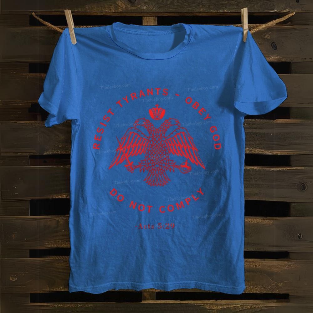 Eastern Orthodox Christian Eagle Cotton T-shirt 