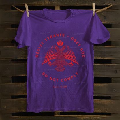 Eastern Orthodox Christian Eagle Cotton T-shirt 