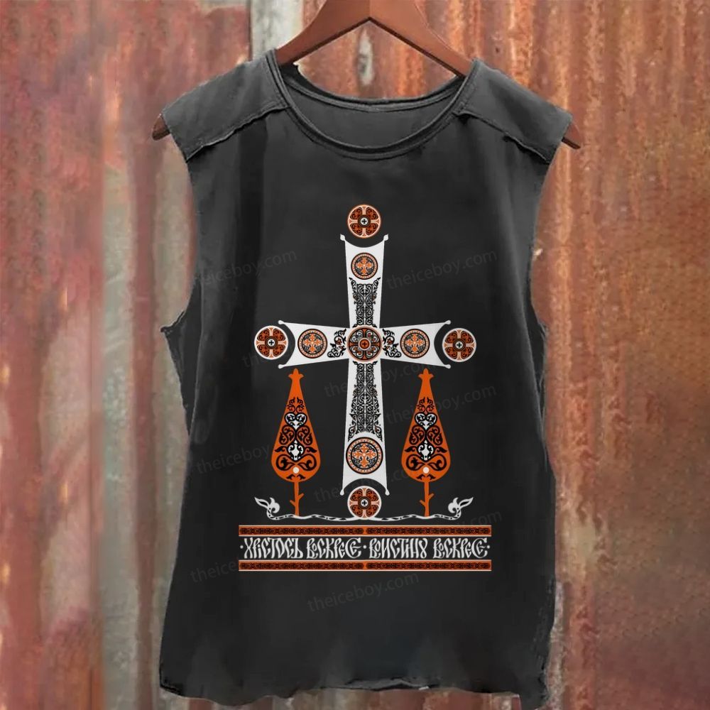 Purgatory Totem Washed Tank Top